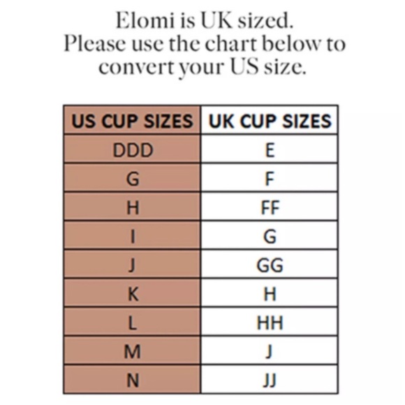 ELOMI Cate Soft Cup Wirefree Side Support Bra 40DDD UK 40E Wireless Plus Size - Picture 14 of 15